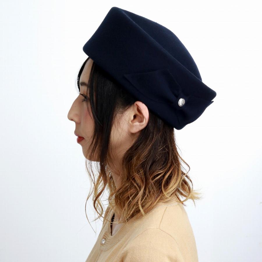 トーク帽 シンプル レディース 帽子 秋冬 おしゃれ トークハット