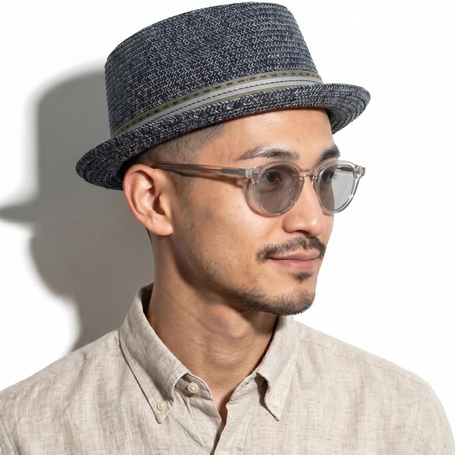 ポークパイハット イタリア製 帽子 GALLIANO SORBATTI 春 夏 ブレード