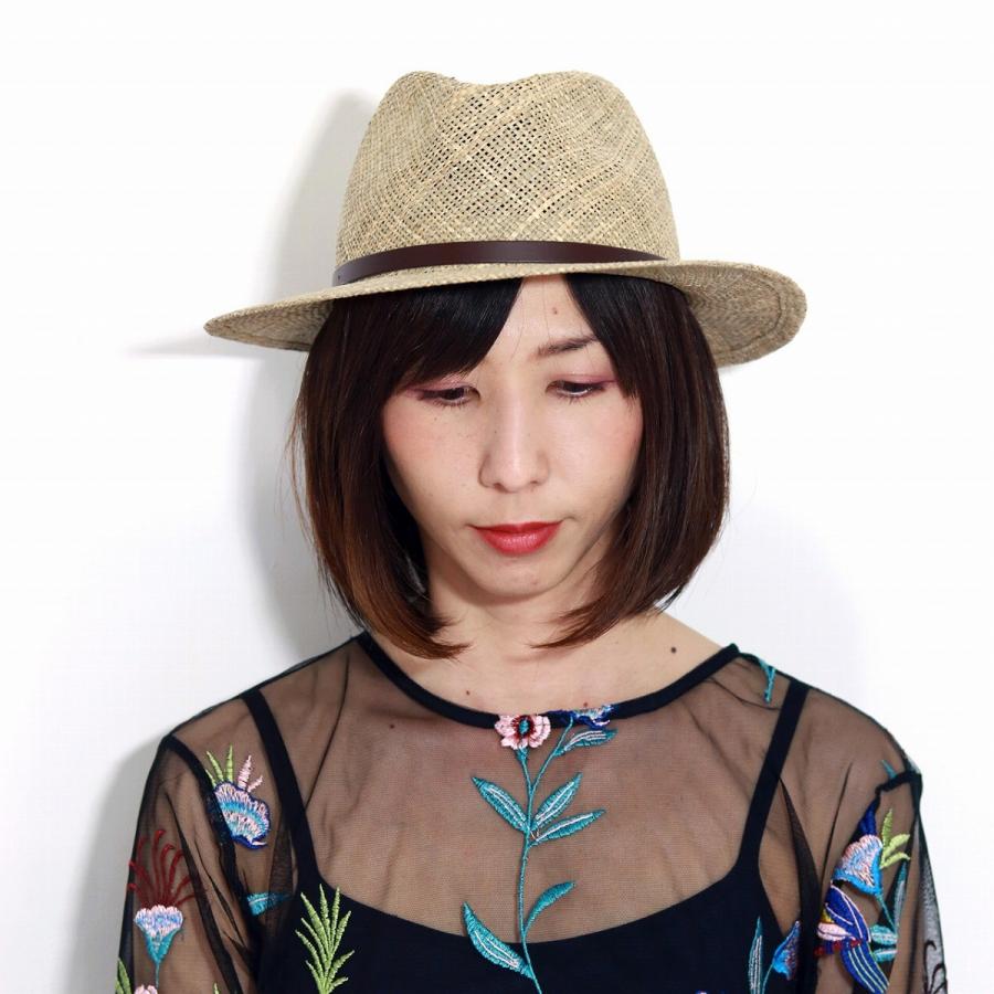 Sorbatti フェドーラ 麦わら帽子 Lサイズ elehelm-hatstore_gs-19338-098