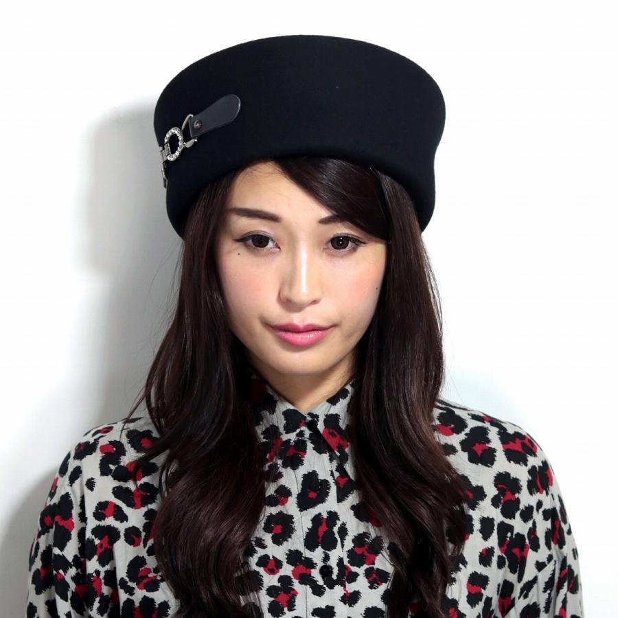 レディース 帽子 エレガント トーク帽 秋冬 GALLIANO SORBATTI
