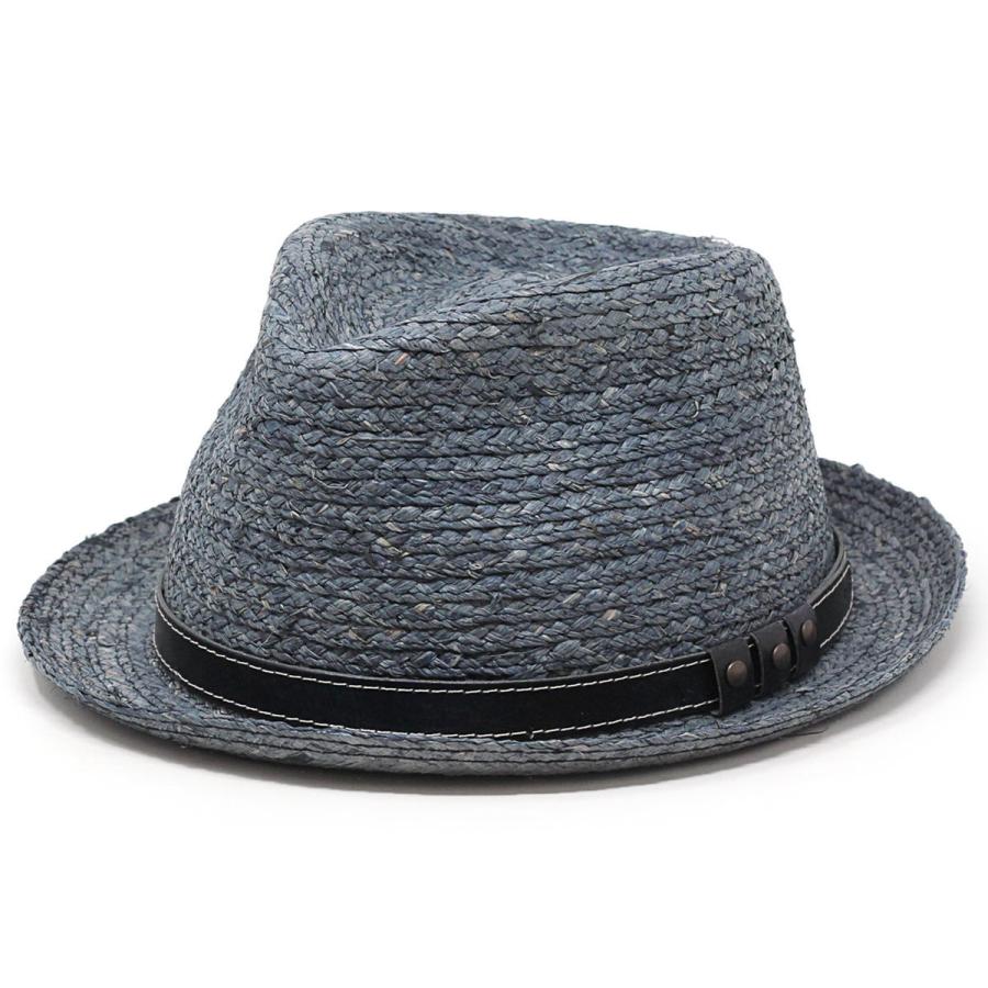 メンズ 帽子 ハット 春夏 ラフィア フェドラハット 涼しい ストロー