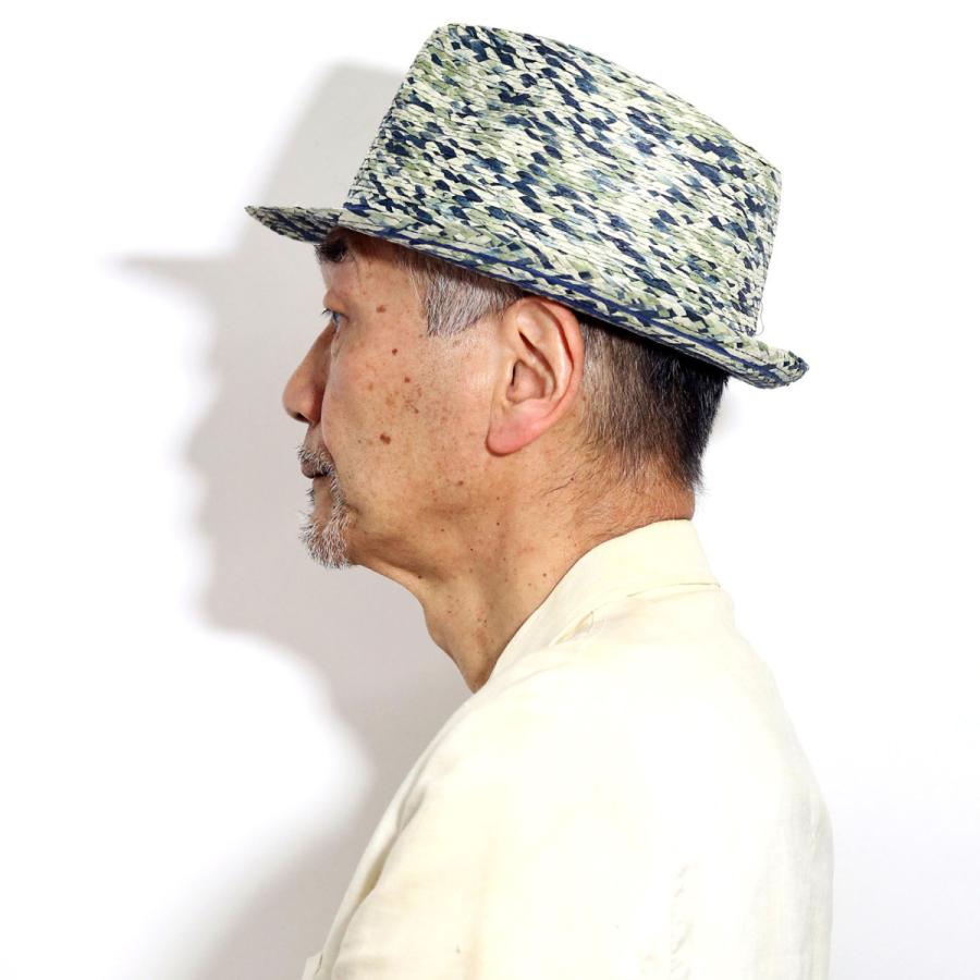 夏用 帽子 メンズ ハット 麦わら帽子 春夏 GALLIANO SORBATTI ストロー