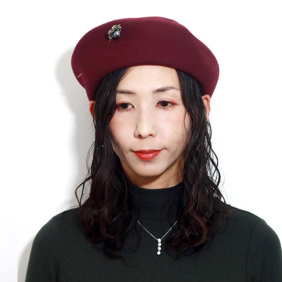 ベレー帽 レディース トーク帽 秋冬 GALLIANO SORBATTI ウール 