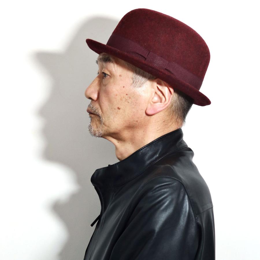 【A】イタリア製 ボーラーハット cappellificio 59cm A】イタリア製 ボーラーハット cappellificio 59cm ボーラー