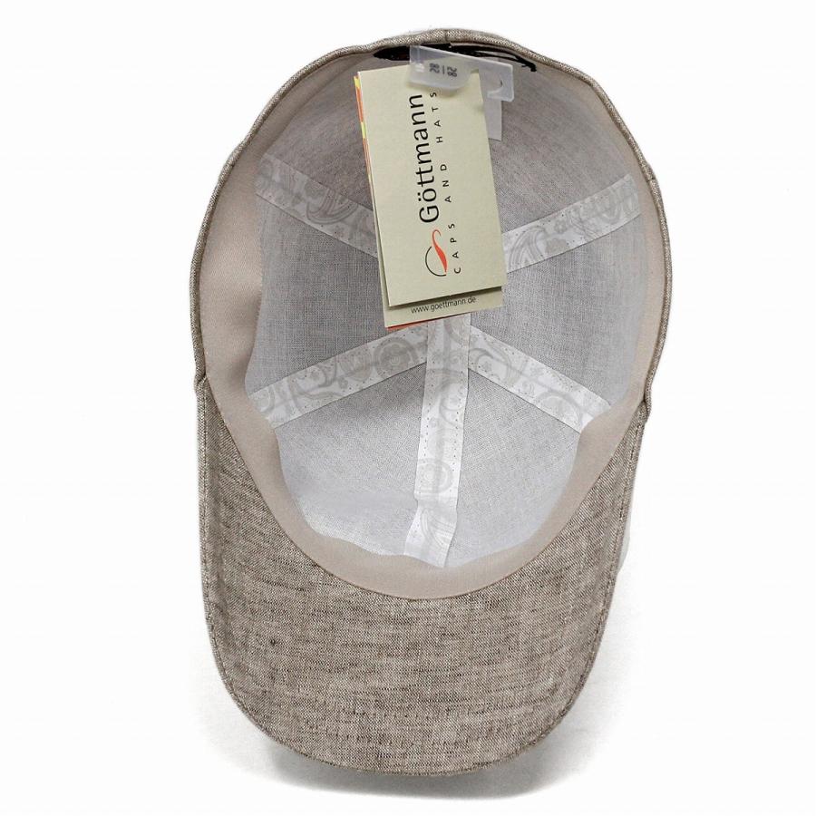 キャップ ブランド 帽子 ドイツブランド Gottmann 麻100% ゴットマン