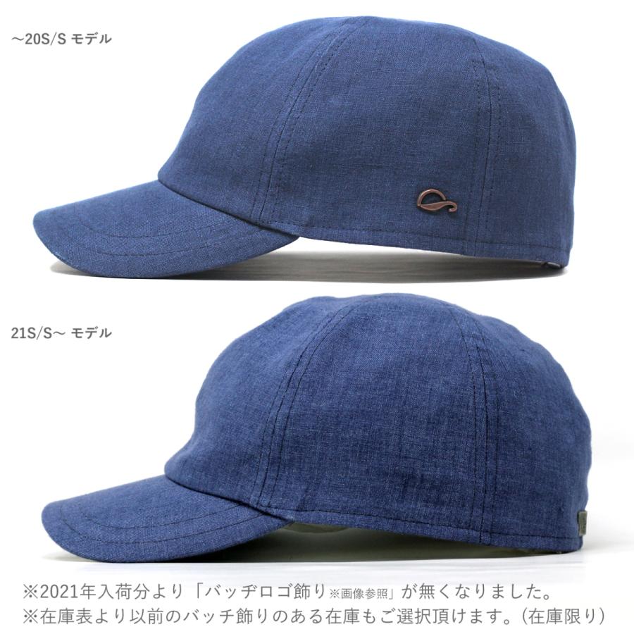 メンズキャップ 送料無料 麻100% 帽子 ビッグサイズ 夏 紺色 ブランド