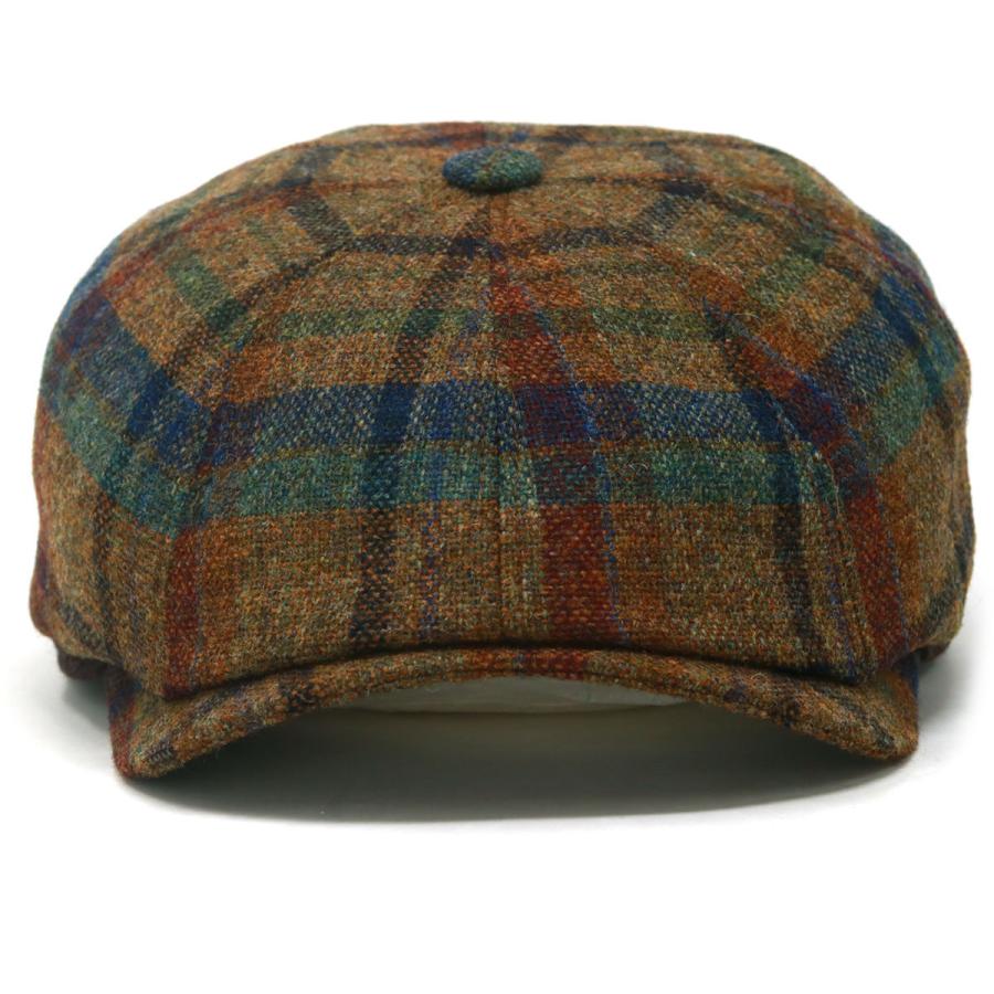 8パネル ハンチング 秋冬 大きいサイズ 帽子 メンズ チェック柄