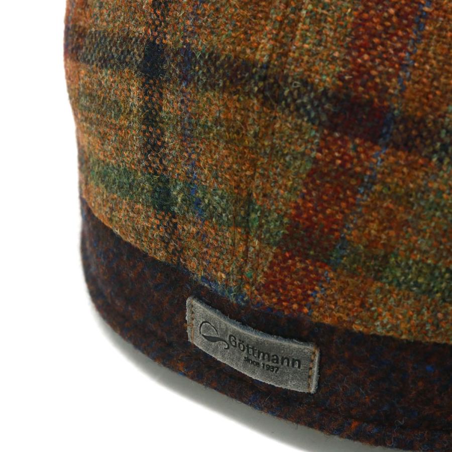 8パネル ハンチング 秋冬 大きいサイズ 帽子 メンズ チェック柄