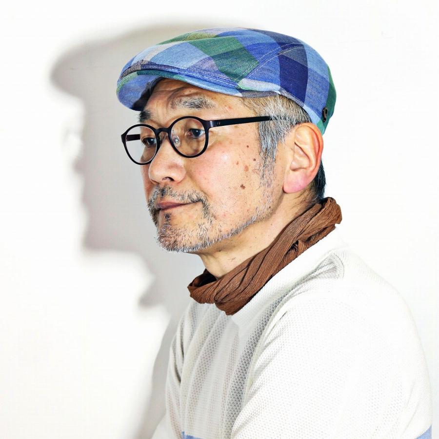 ゴットマン リネン チェック ハンチング帽 麻100 Gottmann Jackson ブロックチェック ハンチング 帽子 大きい メンズ 春 夏 ドイツ 青 ブルー系 Gt 50 Elehelm帽子通販専門店 通販 Yahoo ショッピング