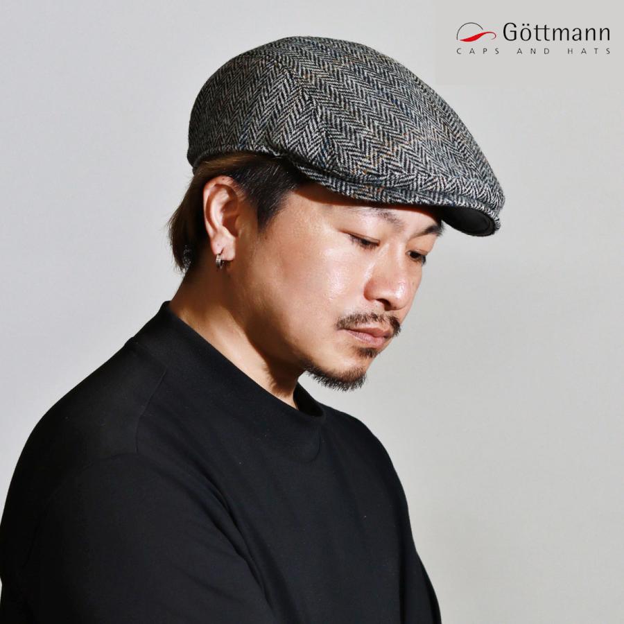 Gottmann（ゴットマン） ハンチング ツイード 大きいサイズ 帽子