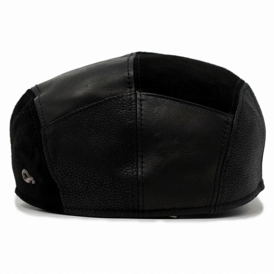 レザーハンチング パッチワークレザー ハンチング 革 本革 帽子 大きい