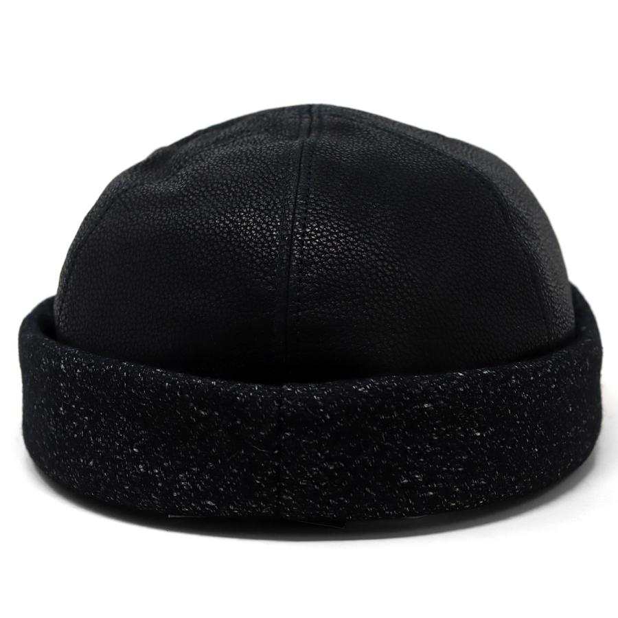 GIORGIO ARMANI 帽子 ファー × レザー 牛革 GIORGIO ARMANI 帽子 ファー × レザー 牛革 幻の逸品 未使用【GIORGIO