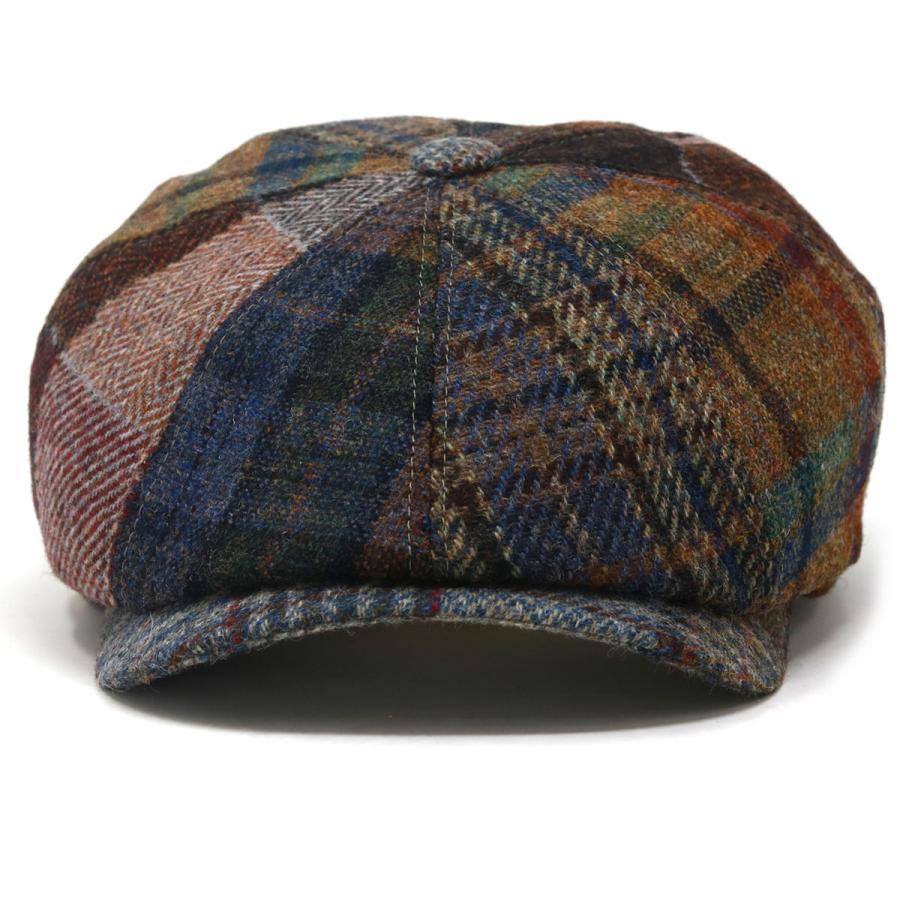 秋冬 メンズ 帽子 大きいサイズ ハンチング 8パネル チェック ブランド
