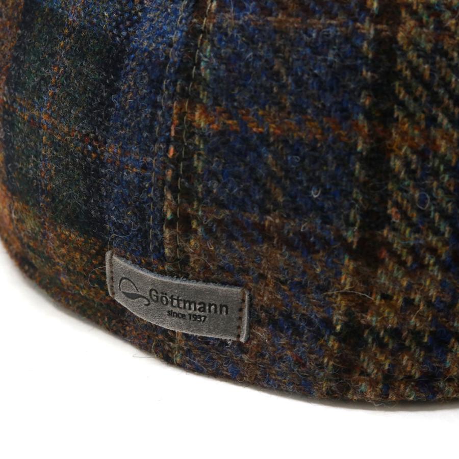 秋冬 メンズ 帽子 大きいサイズ ハンチング 8パネル チェック ブランド