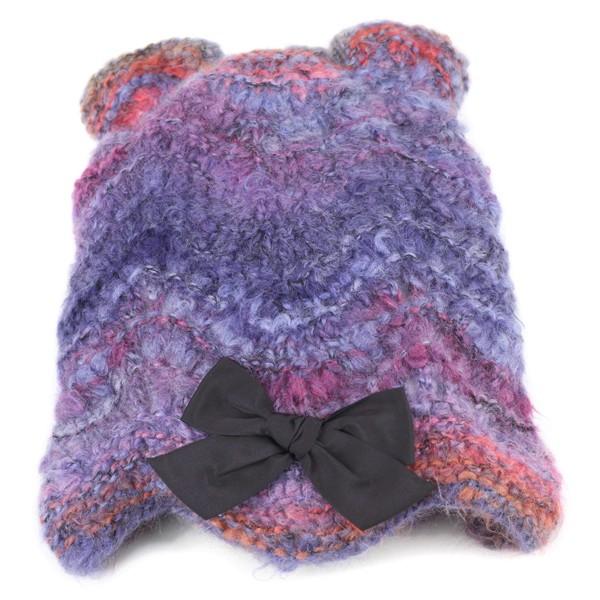 GREVI グレヴィ 秋冬 イタリア ニット レディース ニット帽 くま耳