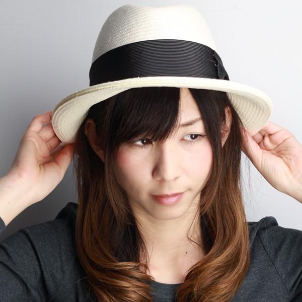 GREVI レディース グレヴィ 帽子 春 中折れハット ペーパー 夏 イタリア製 ハンドメイド ナチュラル ホワイト GREVI レディース グレヴィ 帽子 春 中折れハット ペーパー 夏