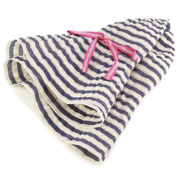 GREVI（グレヴィ） 春夏 カジュアル ツバ広ハット レディース ボーダー