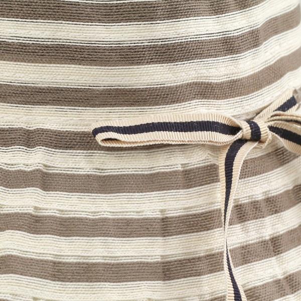 GREVI（グレヴィ） 春夏 カジュアル ツバ広ハット レディース ボーダー