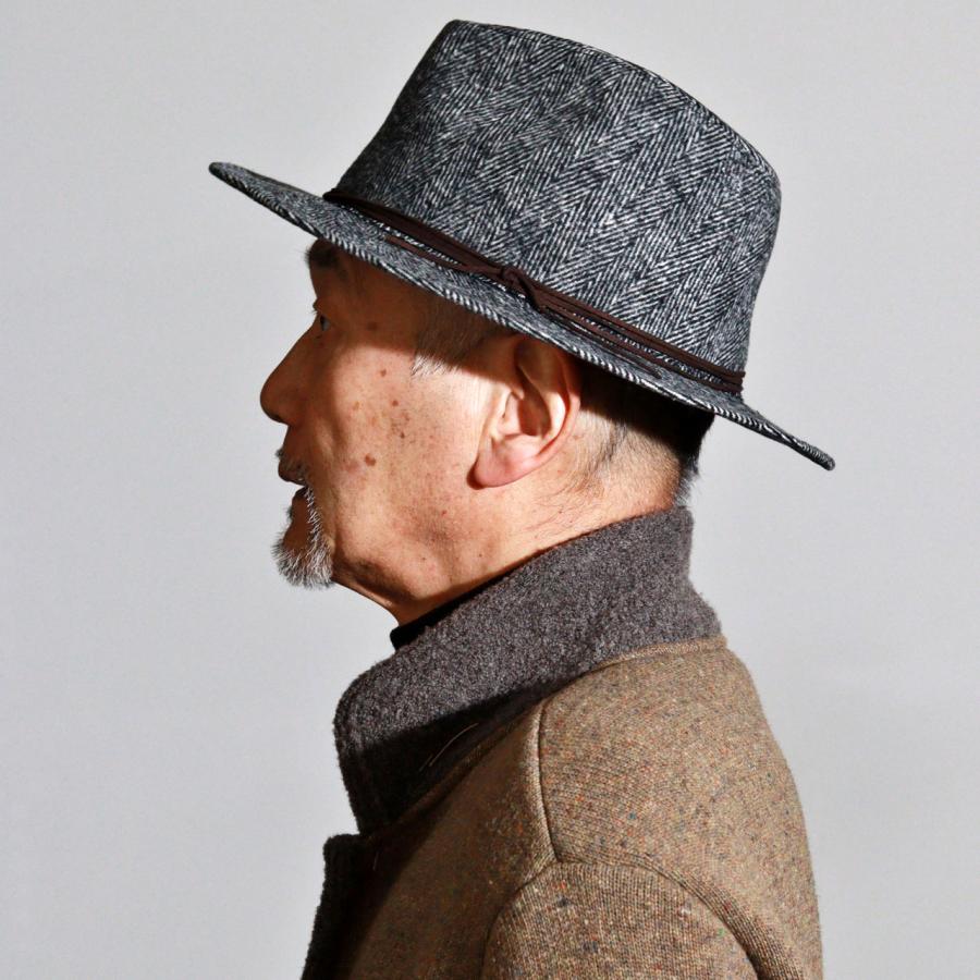 中折れハット メンズ 帽子 秋冬 ハット レディース フェルト帽 ユニ