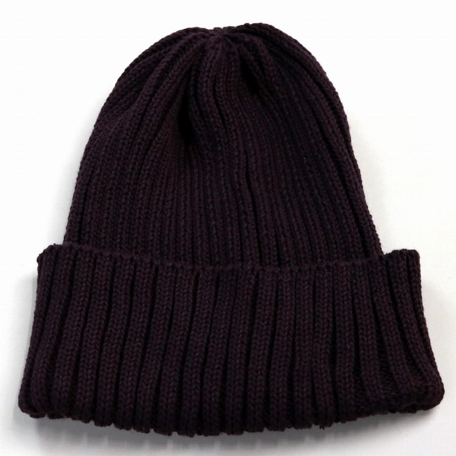 ハイランド2000 ELTON VALR YARN ニット帽 コットン ニット リブ