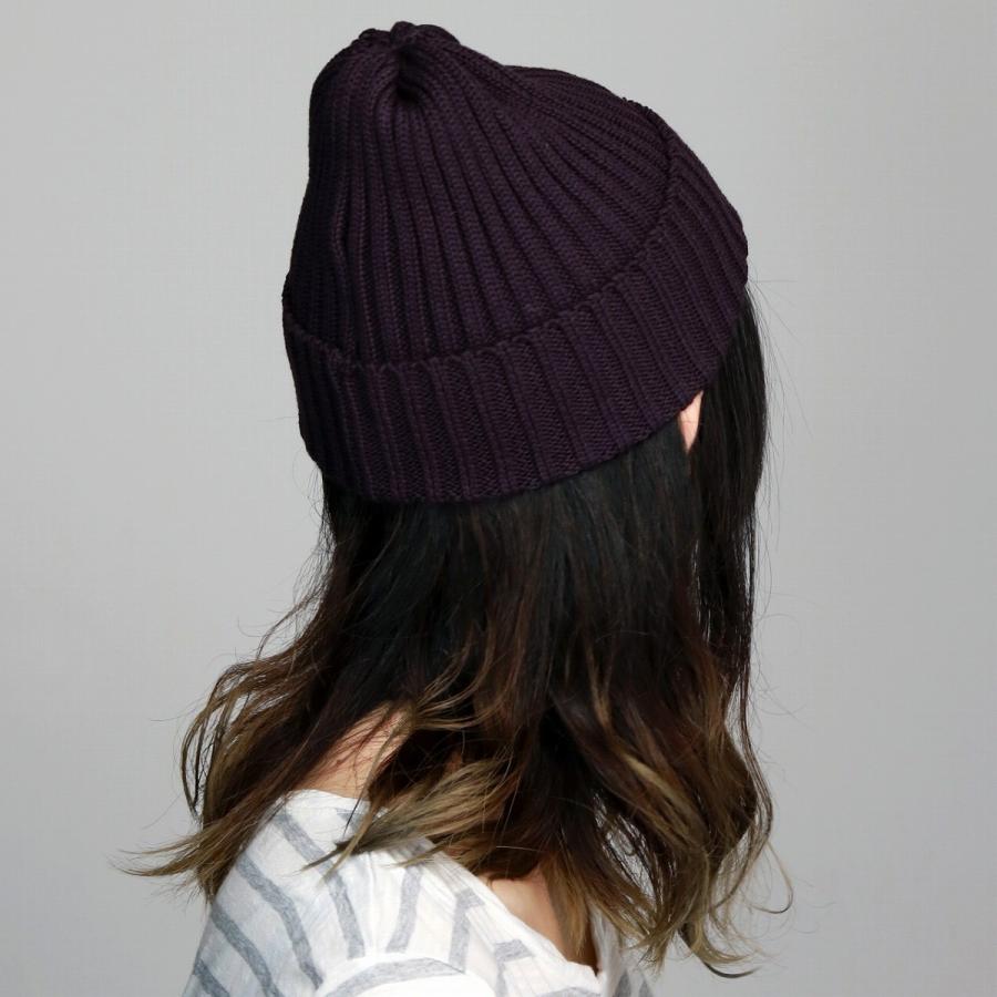 ハイランド2000 ELTON VALR YARN ニット帽 コットン ニット リブ