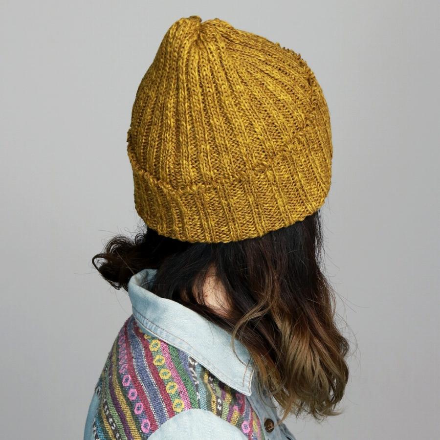 ニット ワッチ 折り返し ハイランド2000 Irish Linen×Cotton