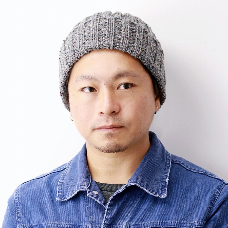 ハイランド2000 英国 秋冬 ニット帽 HIGHLAND 2000 折り返し ニット