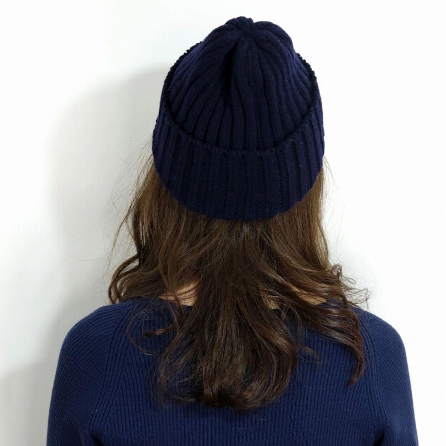 ニット帽 毛糸 メンズ 帽子 ブリティッシュウール リブ編み HIGHLAND