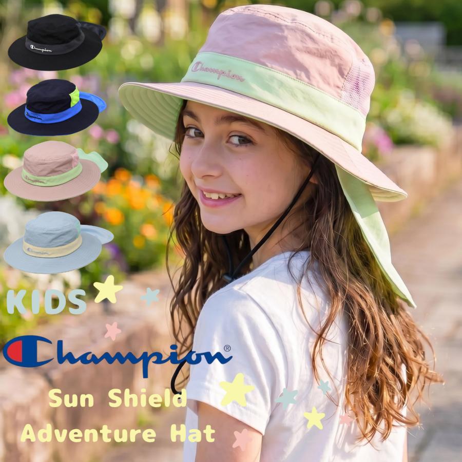 penkoページ アナ アドベンチャードレス Lサイズ＋帽子 Champion（チャンピオン） キッズ 帽子 タレ付き帽子 あごひも ハット