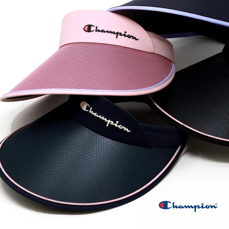 Champion（チャンピオン） サンバイザー つば広 日よけ 帽子 紫外線