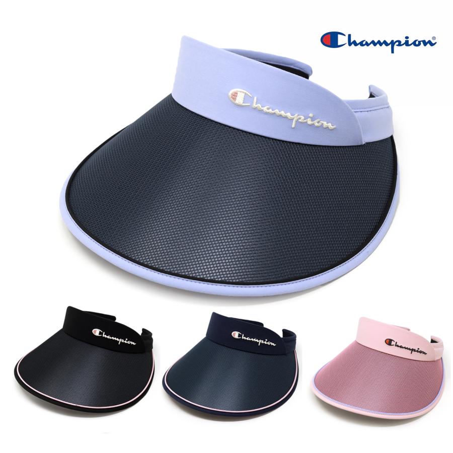 Champion（チャンピオン） サンバイザー つば広 日よけ 帽子 紫外線