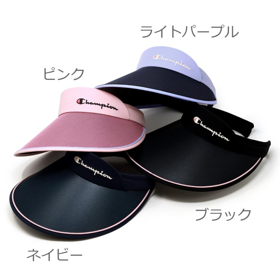 Champion（チャンピオン） サンバイザー つば広 日よけ 帽子 紫外線