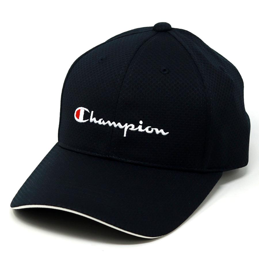CHAMPION 企業ロゴ メッシュキャップ ブラック ヴィンテージ usa製 Champion（チャンピオン） メッシュキャップ メンズ 帽子 レディース