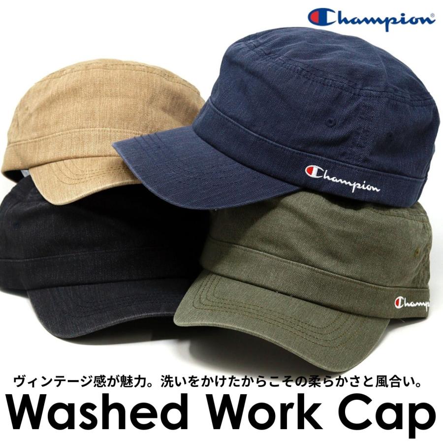 Champion（チャンピオン） ワークキャップ メンズ ママ 帽子 洗える
