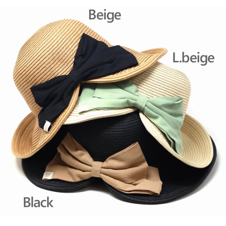 NEWT ベージュ パナマ帽　ブラックリボン NEWT ベージュ パナマ帽 ブラックリボン