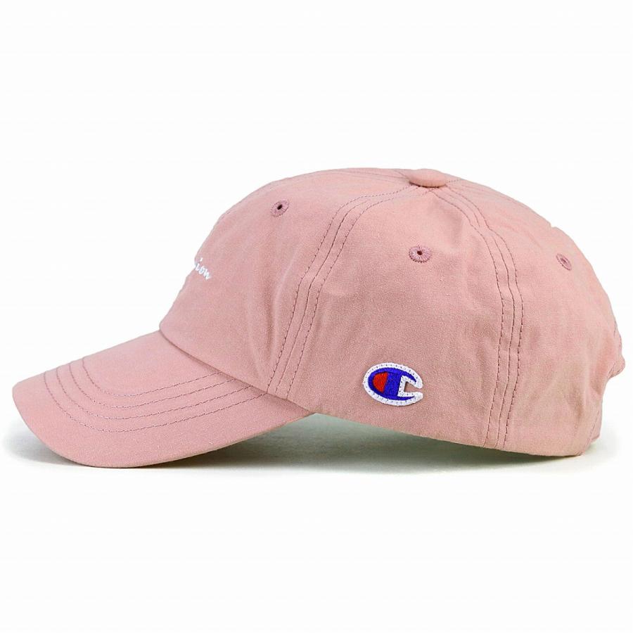 帽子 キャップ レディース ローキャップ カジュアル 大人 かわいい チャンピオン メンズ スポーツ champion cap ピンク｜elehelm-hatstore｜02