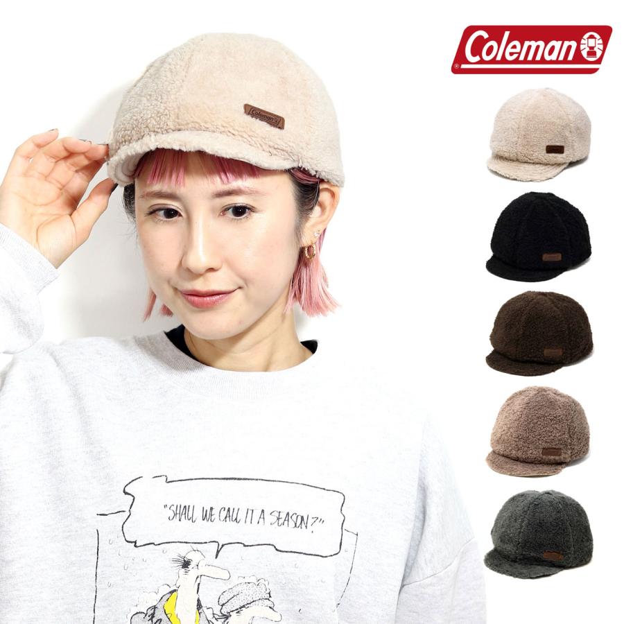 Coleman（コールマン） 小つば キャップ 冬 ボア 防寒具 ボアキャップ