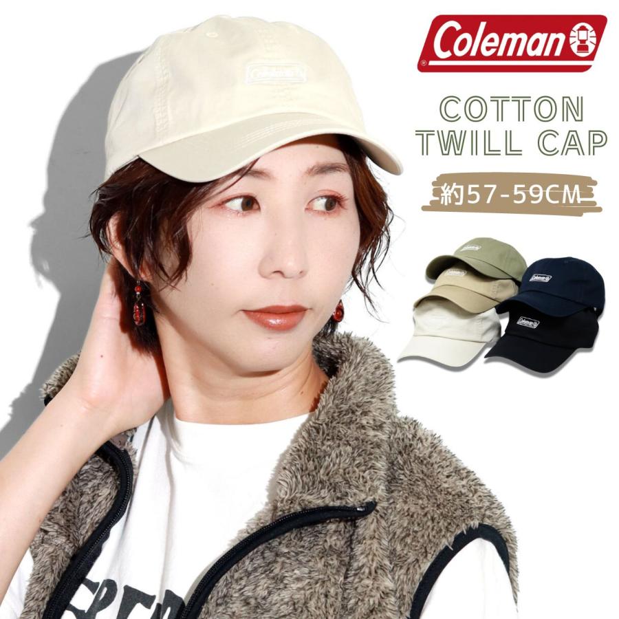margicalmanキャップ Coleman アウトドア キャップ coleman 帽子 ツイル メンズ ロゴ