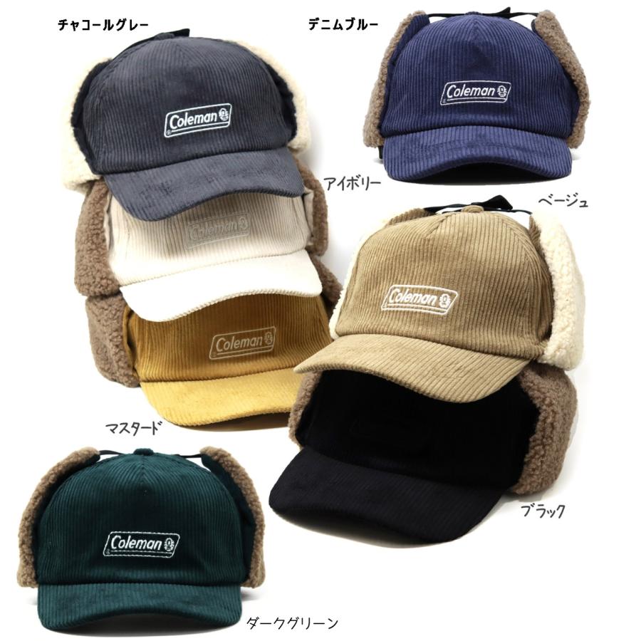 Coleman（コールマン） フライトキャップ コーデュロイ キャップ 秋冬