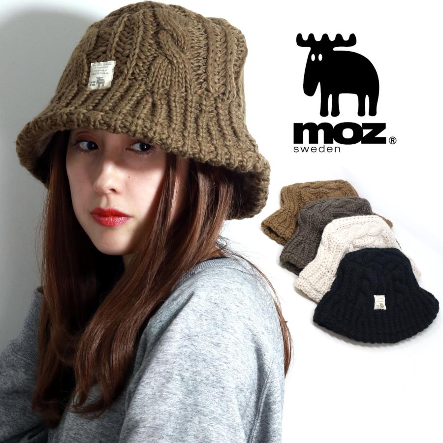 moz（モズ） ニットハット ハット レディース ケーブル編み