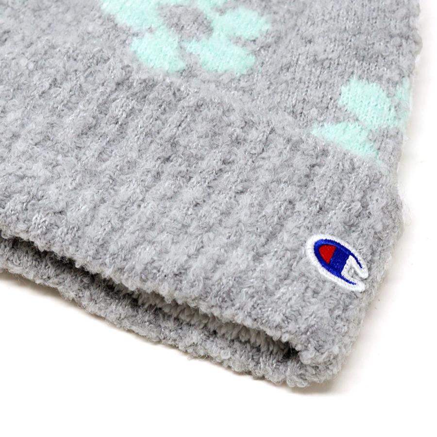 Champion（チャンピオン） フラワー ニット帽 レディース フリース