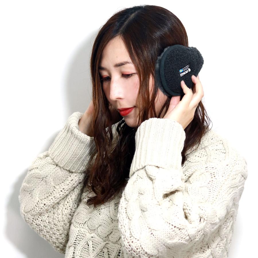 moz（モズ） イヤーマフ ボア ファー 耳あて ボアバックアーム 冬