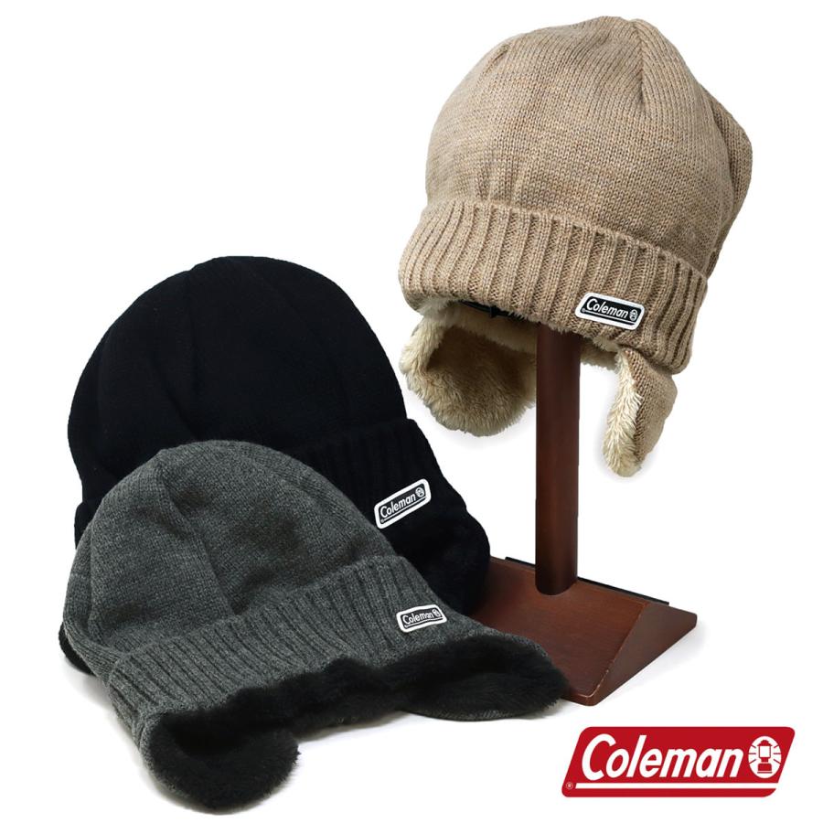 Coleman（コールマン） ニット帽 耳当て付き 大人用 メンズ レディース