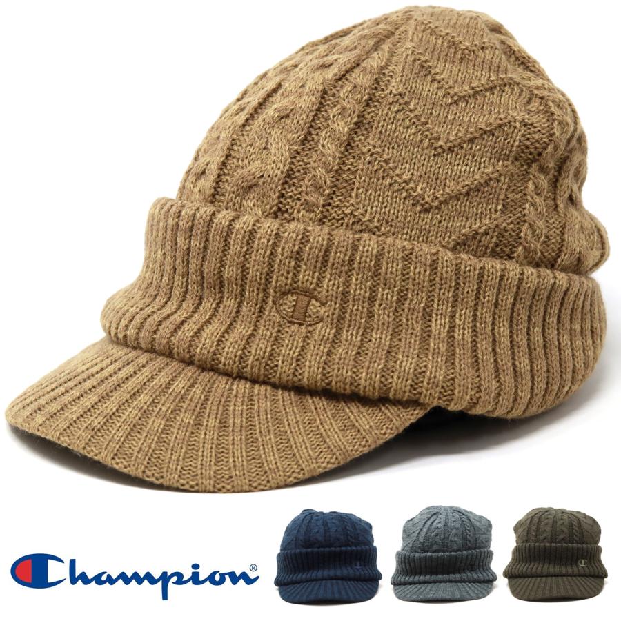 Champion（チャンピオン） 帽子 メンズ ニットキャスケット メンズ 消