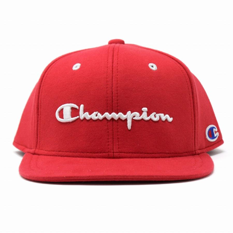 Champion サイクルキャップ 赤・白・緑 Champion（チャンピオン） 帽子 キャップ メンズ スウェット スポーツ