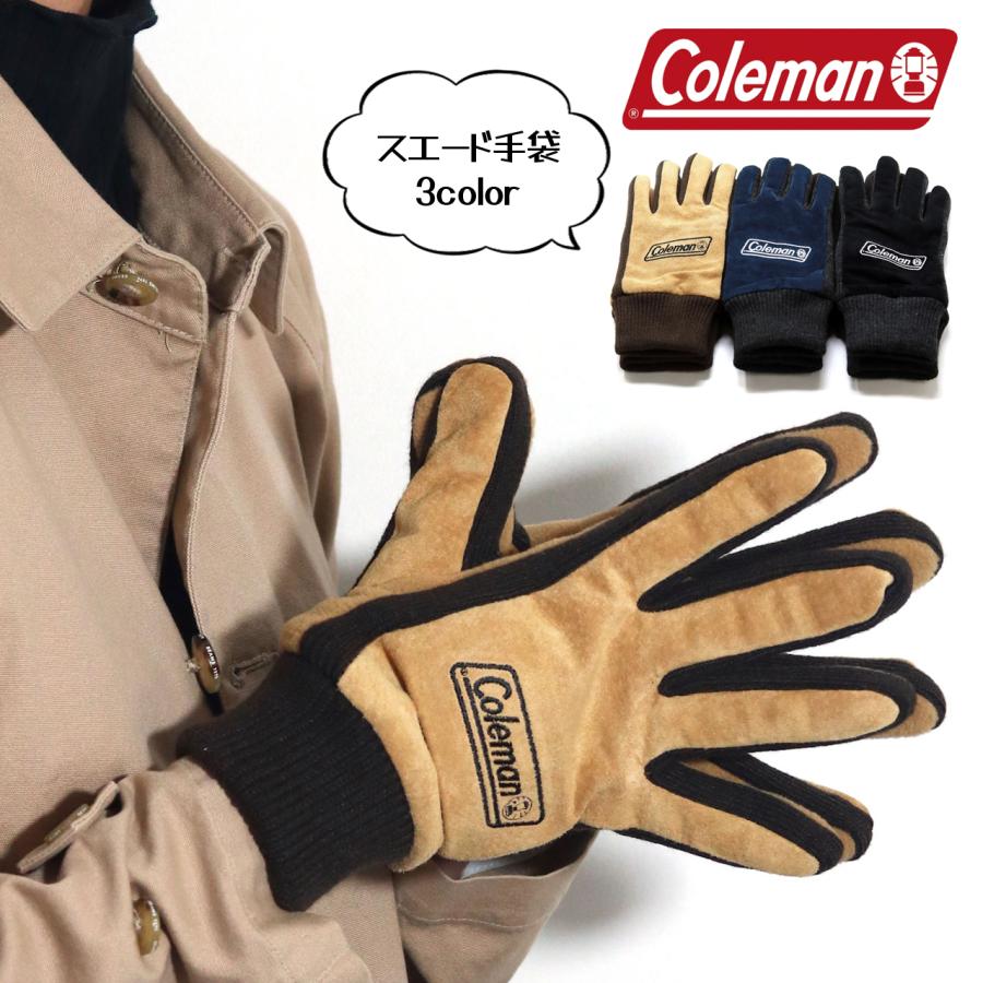 Coleman 手袋 レザー アウトドア グローブ キャンプ コールマン