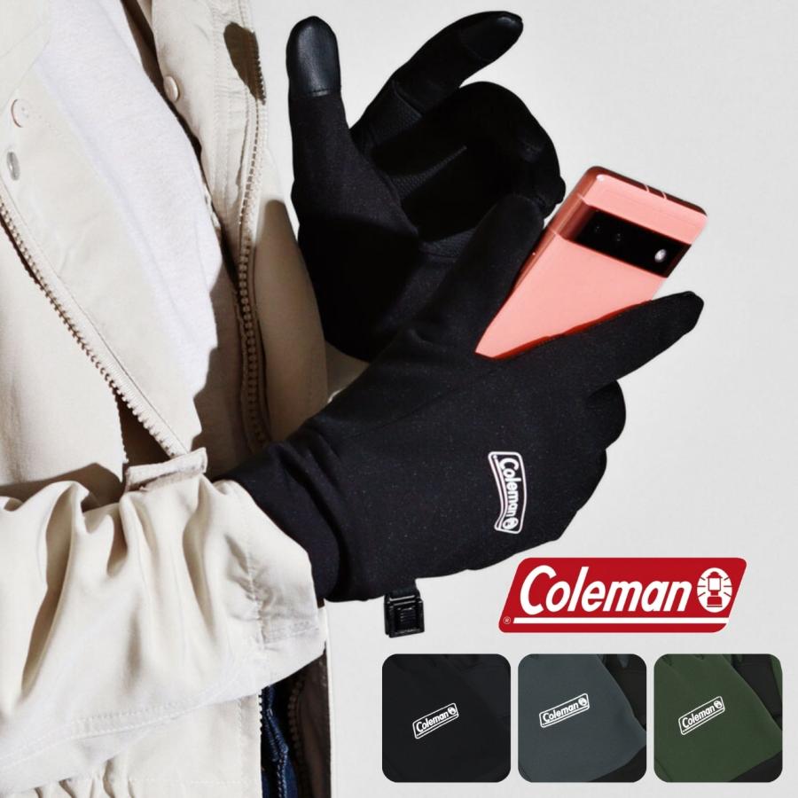 Coleman（コールマン） 手袋 レディース 防風 ストレッチ メンズ