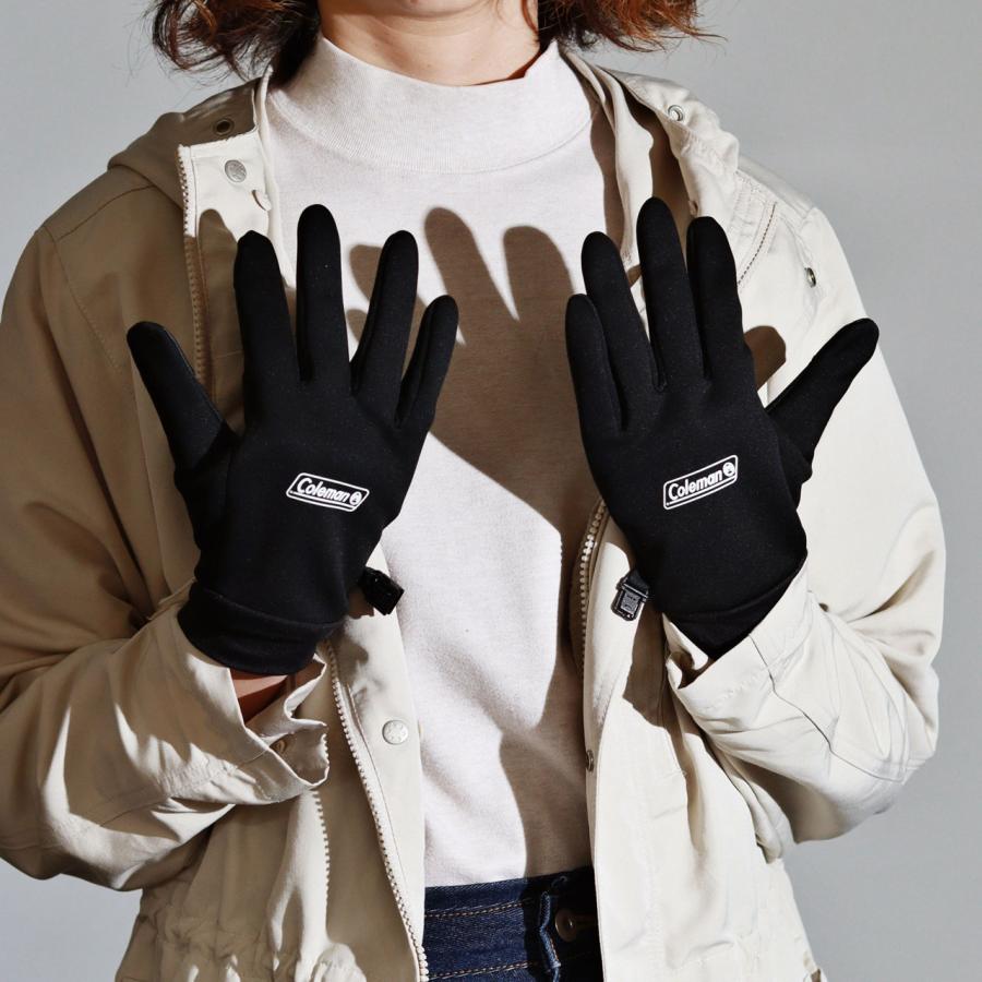 Coleman（コールマン） 手袋 レディース 防風 ストレッチ メンズ