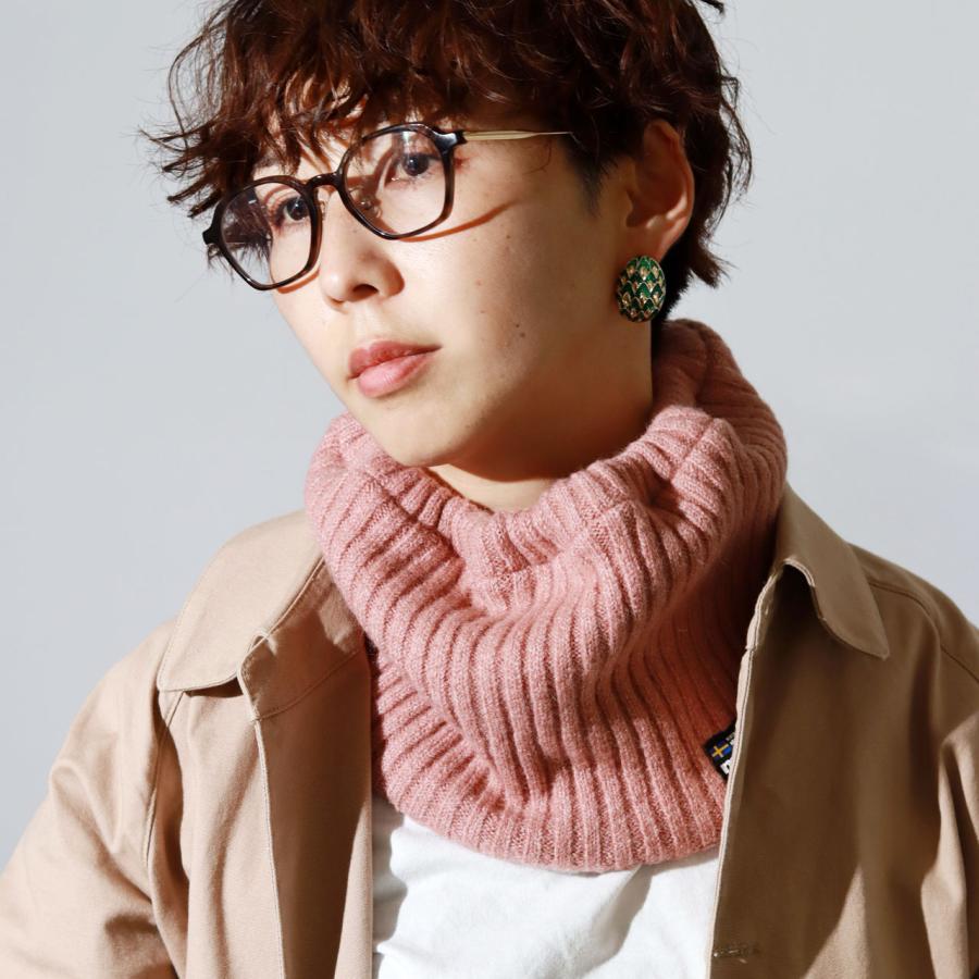 moz（モズ） マフラー ネックウォーマー レディース リブ ニット 冬