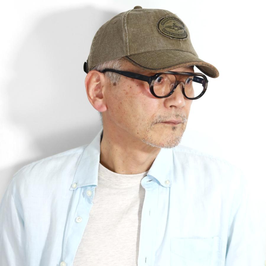 ベースボールキャップ インディジョーンズ メンズ 帽子 ブラウン